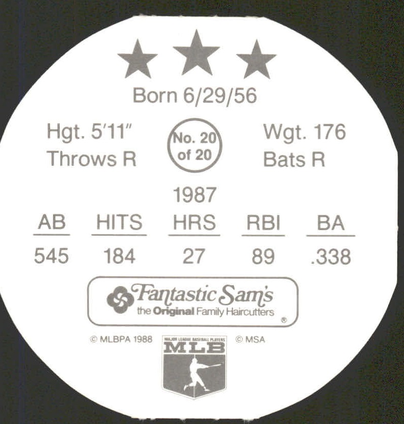 B2799- 1988 MSA Fantastic Sam'S Discs BB #s 1-20 -You Pick- 15+ FREE US SHIP - Picture 37 of 37