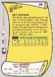 1988 Pacific Legends I #26 Roy Sievers back image