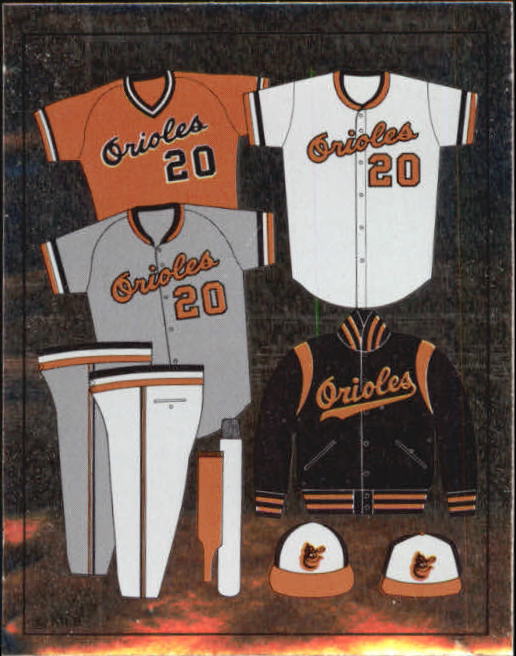 1988 Panini Stickers #3 Orioles Uniform