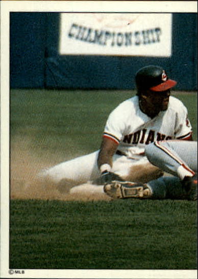 1988 Panini Stickers #74 Indians TL/Action photo