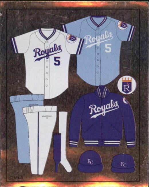 1988 Panini Stickers #99 Royals Uniform