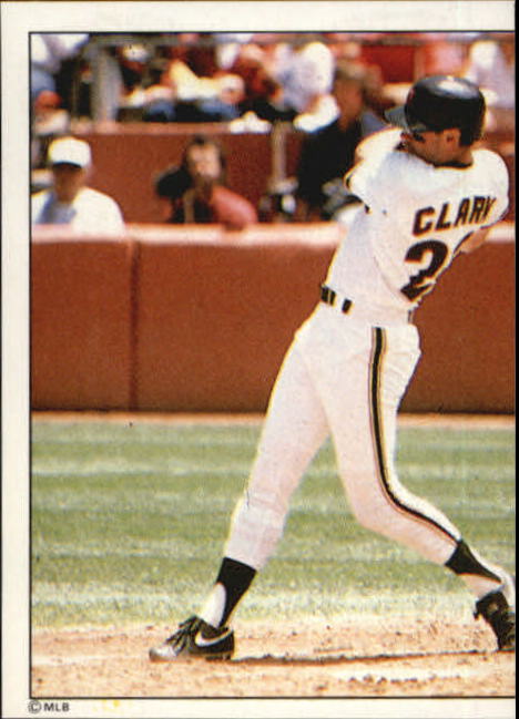 1988 Panini Stickers #421 1987 Team Leaders/Will Clark IA