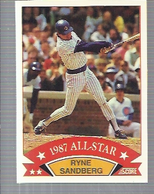 1988 Score Box Cards #12 Ryne Sandberg
