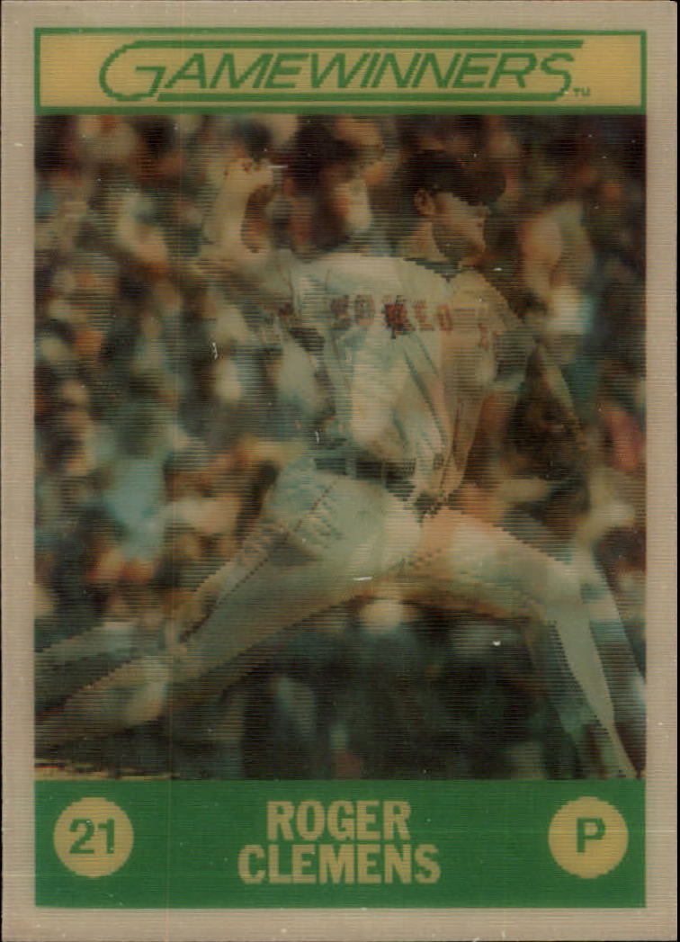 1988 Sportflics Gamewinners #20 Roger Clemens