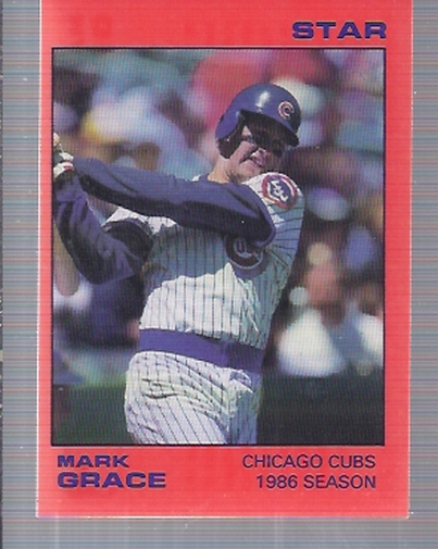 1988 Star Grace #3 Mark Grace/1986 Season