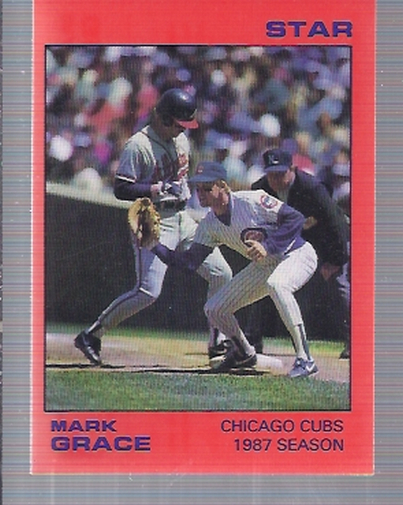 1988 Star Grace #4 Mark Grace/1987 Season