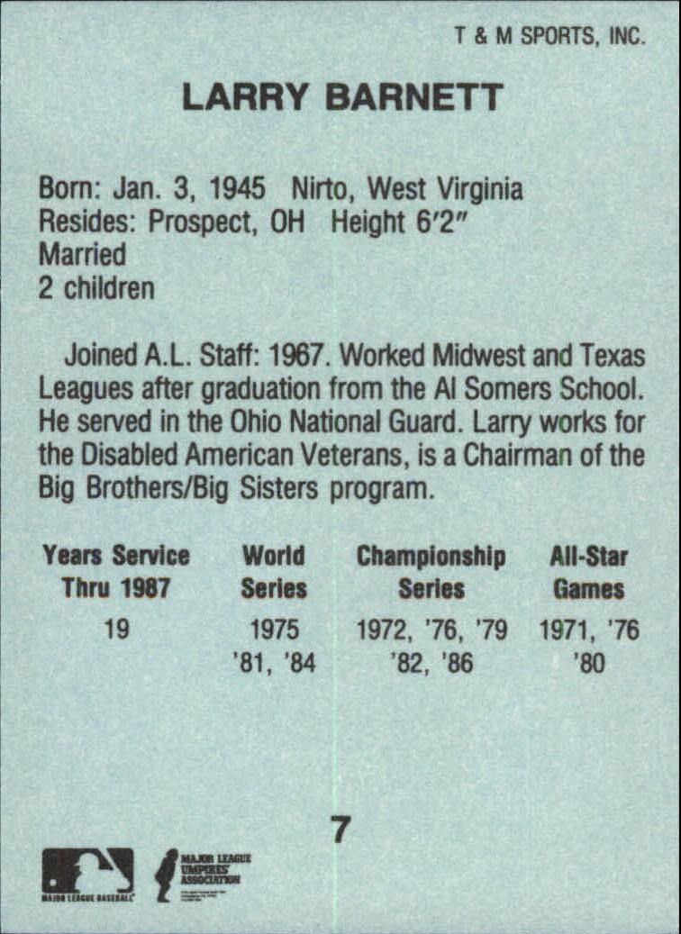 B6497- 1988 T/M Umpires Baseball Card #s 1-64 -You Pick- 15+ FREE US SHIP - Picture 11 of 115