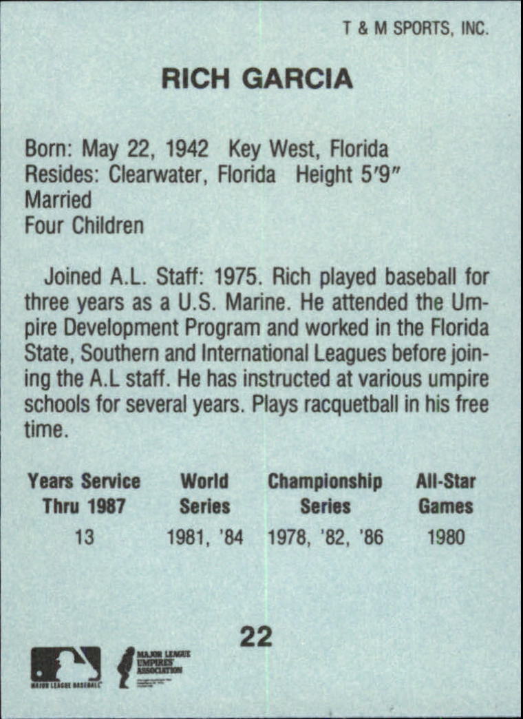 B6497- 1988 T/M Umpires Baseball Card #s 1-64 -You Pick- 15+ FREE US SHIP - Picture 37 of 115