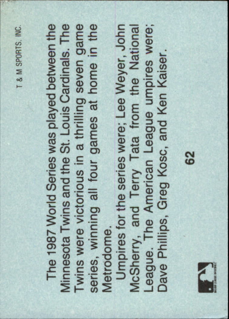 B6497- 1988 T/M Umpires Baseball Card #s 1-64 -You Pick- 15+ FREE US SHIP - Picture 111 of 115