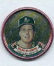 1988 Topps Coins #3 Mark McGwire