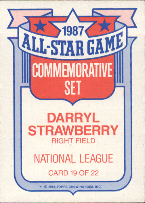 DARRYL STRAWBERRY 1988 Score #360 FREE SHIP 50% OFF SALE B1011R1S4P4