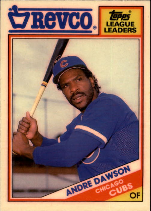 1988 Topps Revco League Leaders #2 Andre Dawson