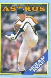 1988 Topps # 250 Nolan Ryan Houston Astros  