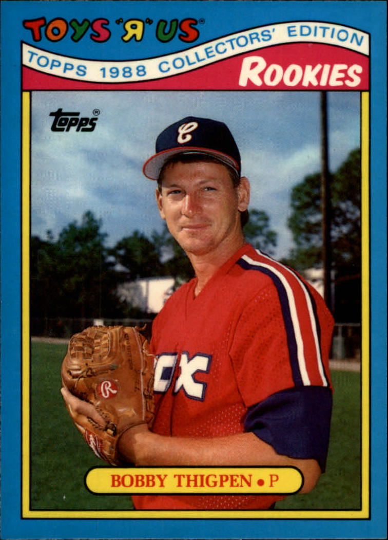 1988 Toys'R'Us Rookies 32 Bobby Thigpen NMMT
