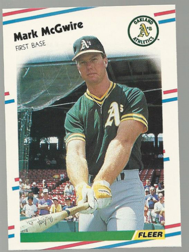 MARK MCGWIRE 1988 FLEER SUPERSTAR SPECIAL CARD MINT CONDITION