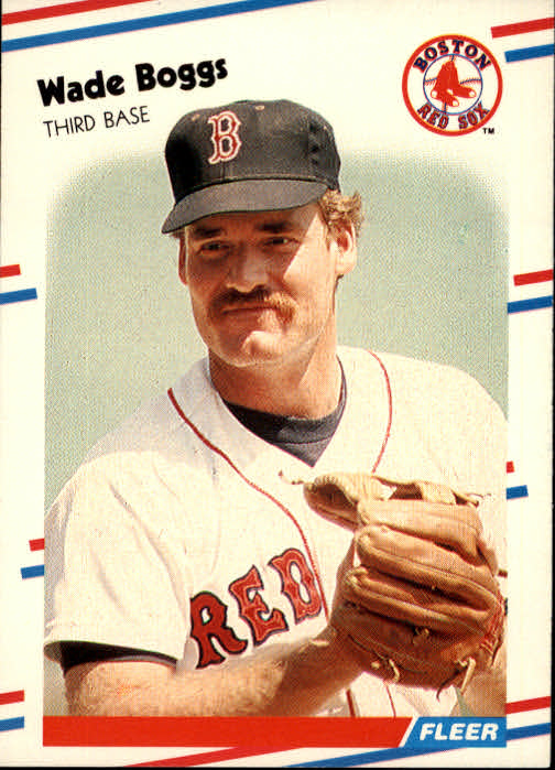 1988 Fleer #345 Wade Boggs