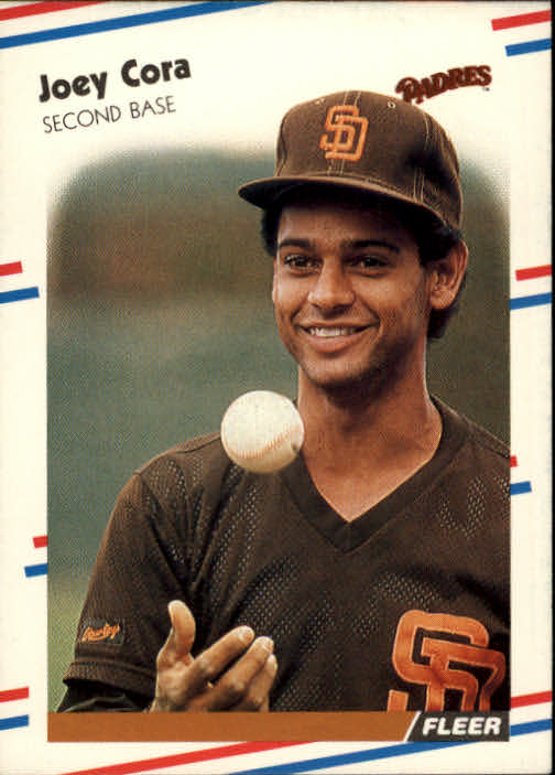  1988 Score #420 Joey Cora RC Rookie San Diego Padres