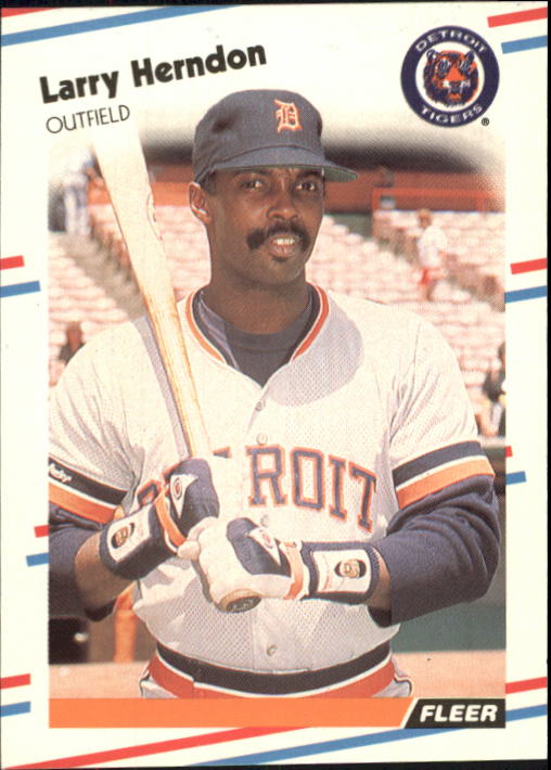 1988 Fleer Glossy #59 Larry Herndon