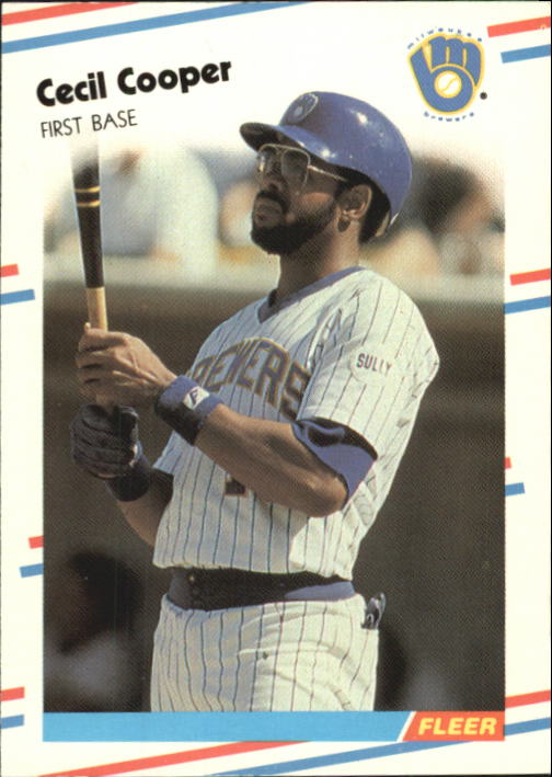 1988 Fleer Glossy #161 Cecil Cooper