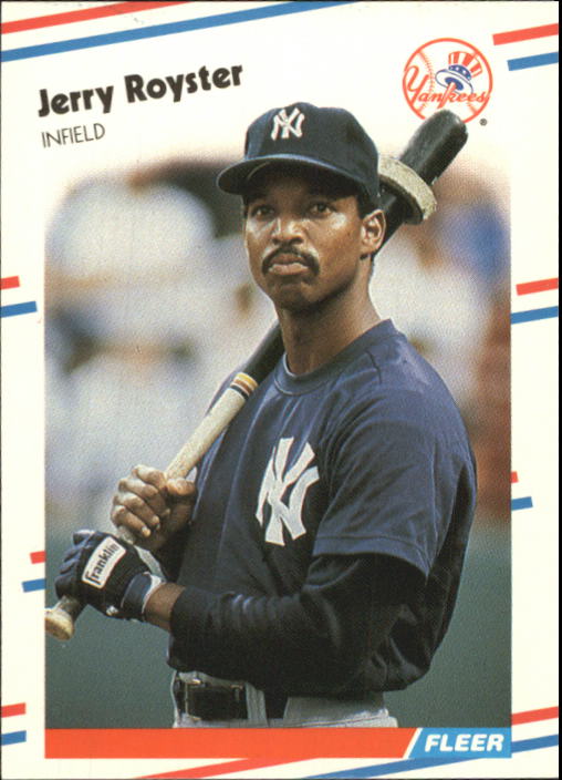 1988 Fleer Glossy #221 Jerry Royster