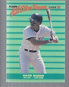 1988 Fleer All-Stars #8 Wade Boggs