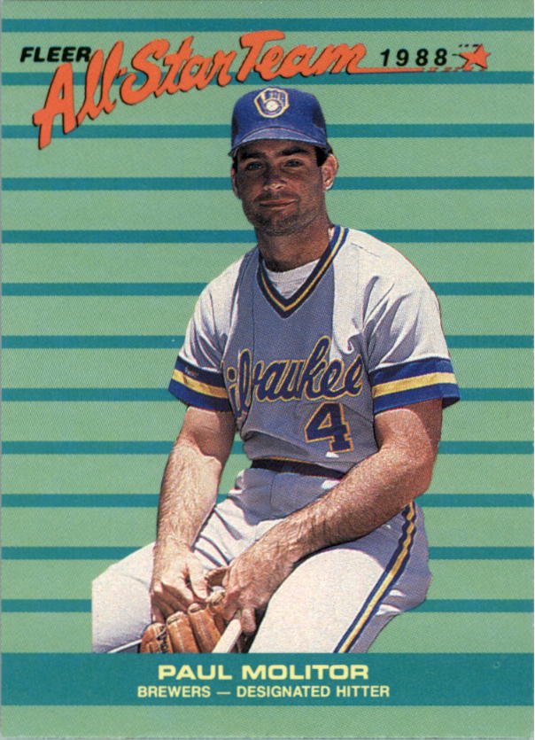 1988 Fleer All-Stars #12 Paul Molitor
