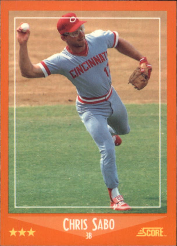 1988 Score Rookie/Traded Glossy #100T Chris Sabo