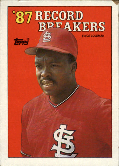 1988 Topps #1 Vince Coleman RB - NM-MT