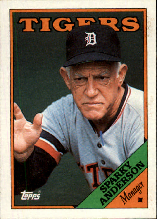 1988 Topps #14 Sparky Anderson MG
