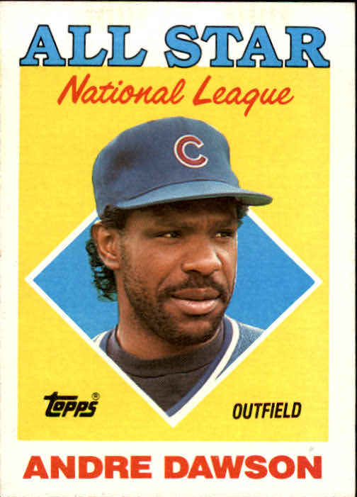 1988 Topps #401 Andre Dawson AS - NM-MT