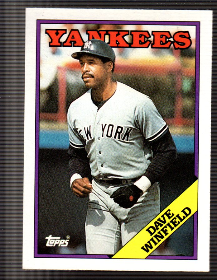 1988 Topps #510 Dave Winfield
