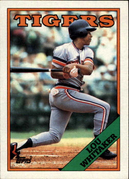 1989 Topps Lou Whitaker #320 Detroit Tigers **1992 Topps #570