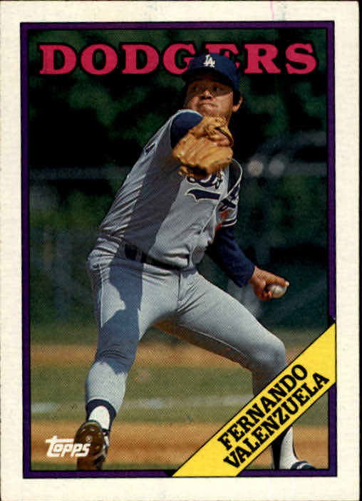 1981 Fleer #140 Fernando Valenzuela UER NM-MT RC Rookie Los Angeles Dodgers  Baseball
