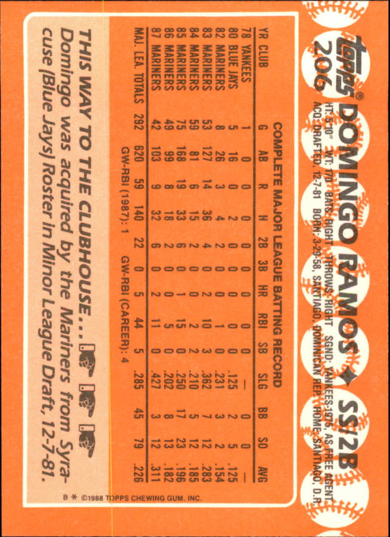 A8983- 1988 Topps Tiffany Baseball Karten 201-400 -du Pick- 15 + Gratis US - Bild 13 von 385