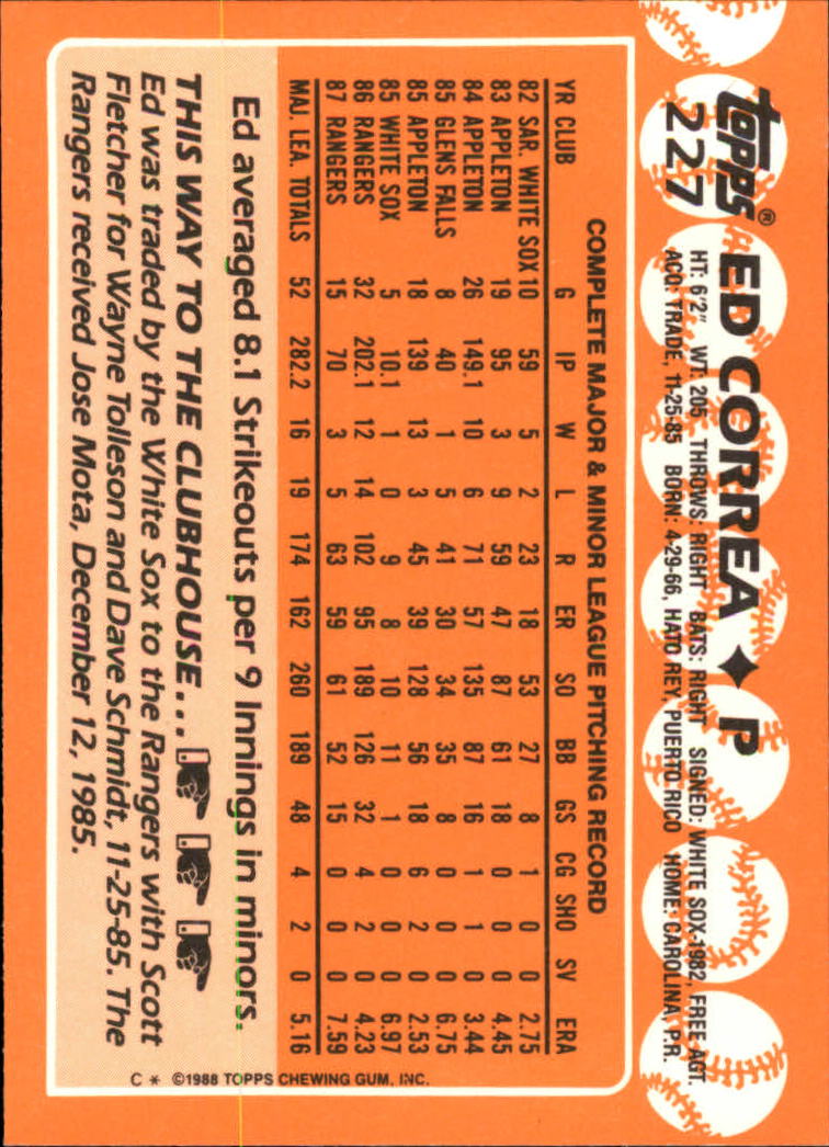 A8983- 1988 Topps Tiffany Baseball Karten 201-400 -du Pick- 15 + Gratis US - Bild 55 von 385