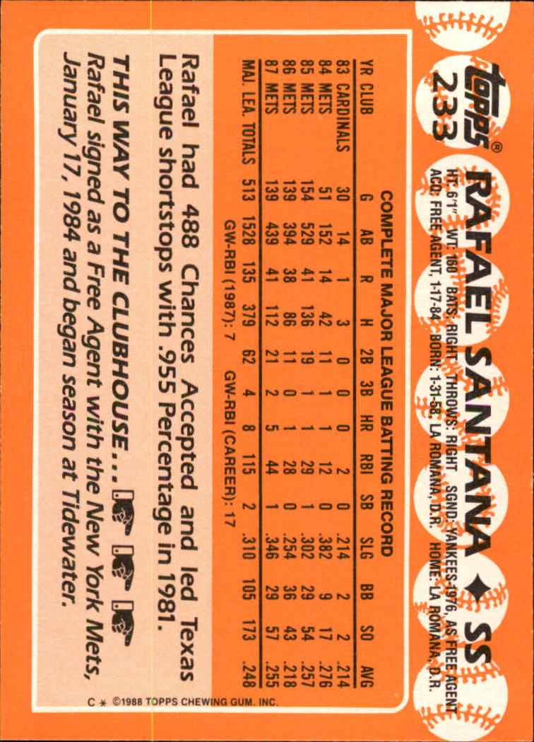 A8983- 1988 Topps Tiffany Baseball Karten 201-400 -du Pick- 15 + Gratis US - Bild 67 von 385