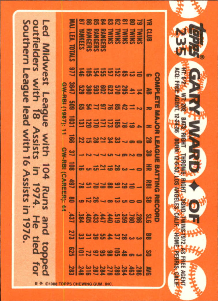 A8983- 1988 Topps Tiffany Baseball Karten 201-400 -du Pick- 15 + Gratis US - Bild 71 von 385