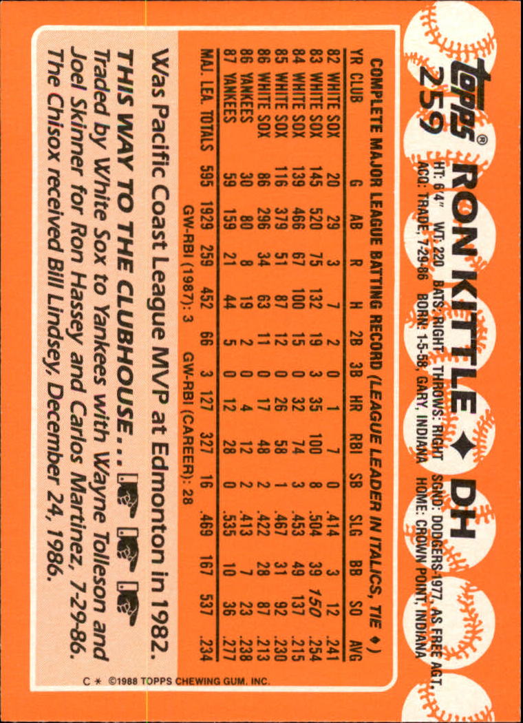 A8983- 1988 Topps Tiffany Baseball Karten 201-400 -du Pick- 15 + Gratis US - Bild 116 von 385