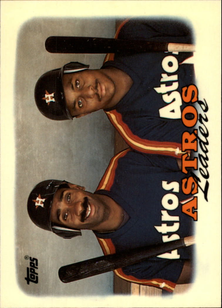 1988 Topps Tiffany #291 Astros TL/Billy Hatcher/and Kevin Bass
