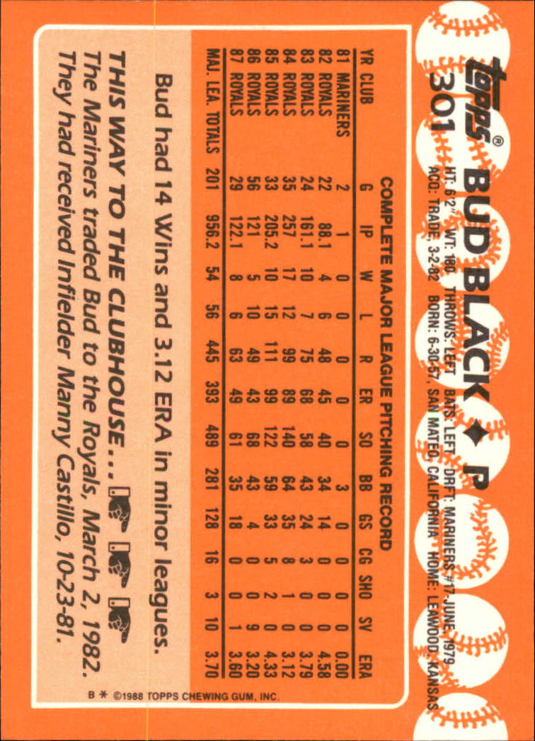 A8983- 1988 Topps Tiffany Baseball Karten 201-400 -du Pick- 15 + Gratis US - Bild 194 von 385