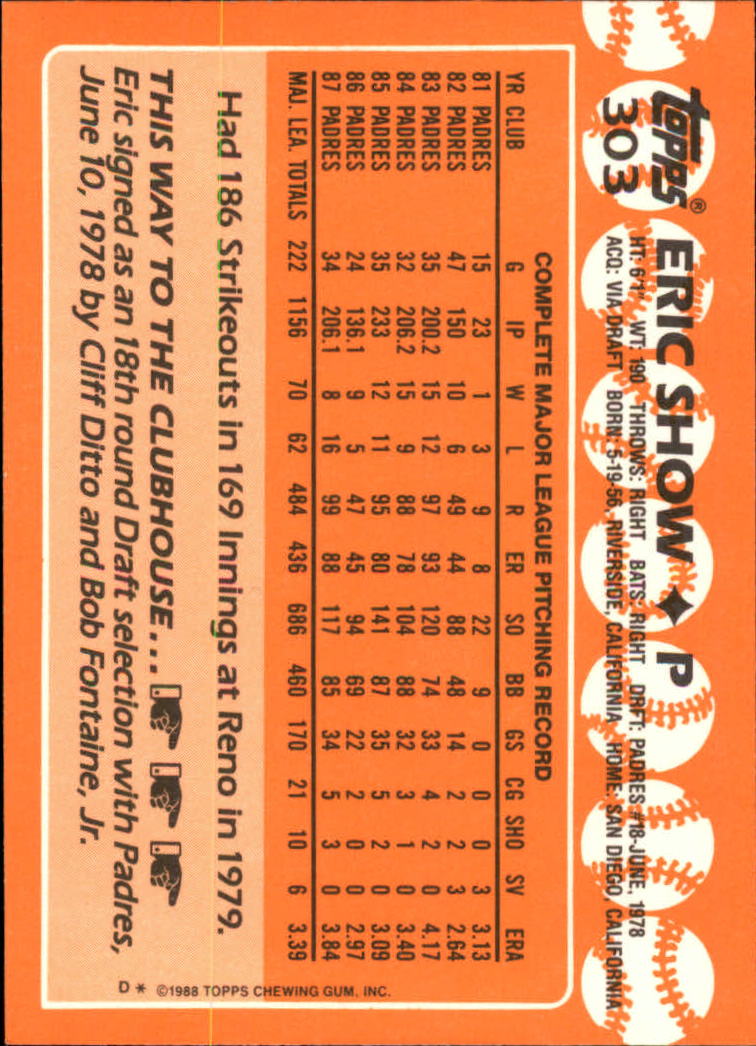 A8983- 1988 Topps Tiffany Baseball Karten 201-400 -du Pick- 15 + Gratis US - Bild 198 von 385