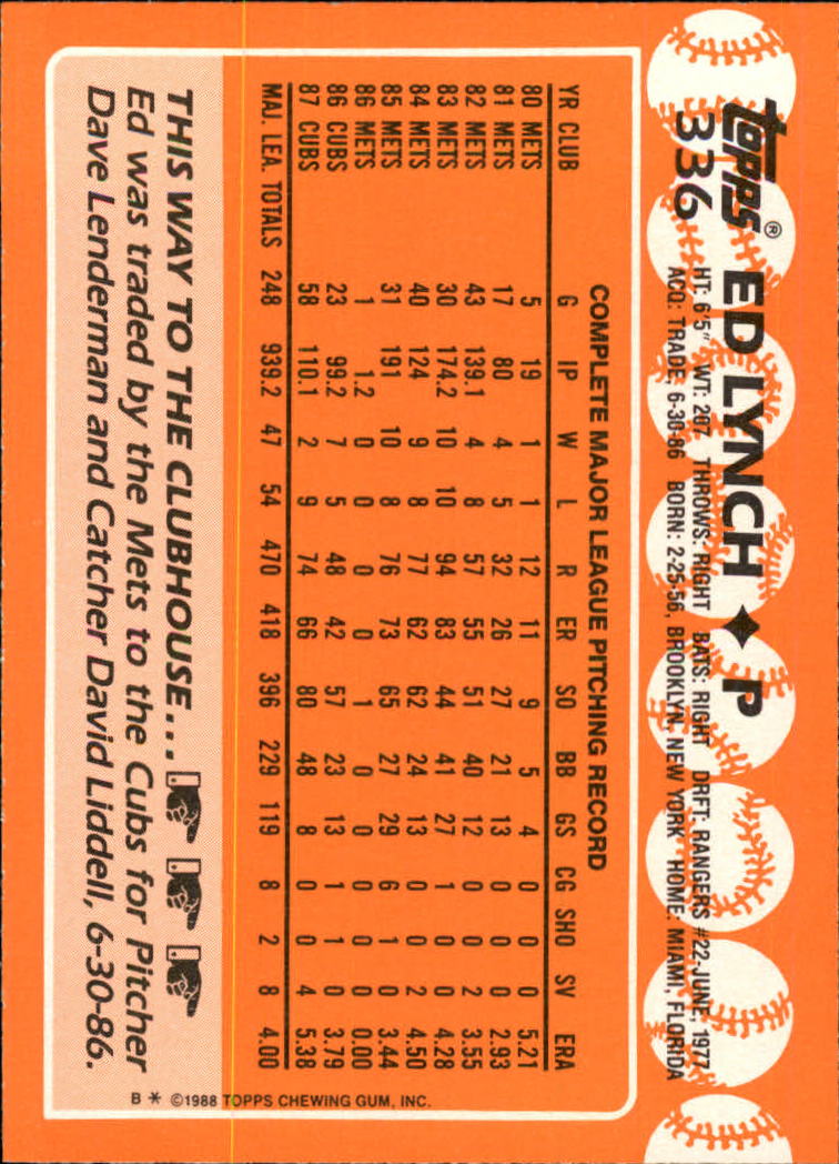 A8983- 1988 Topps Tiffany Baseball Cards 201-400 -You Pick- 15+ FREE US SHIP - Picture 232 of 330