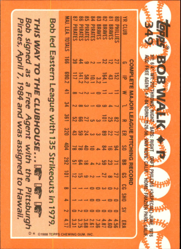 A8983- 1988 Topps Tiffany Baseball Cards 201-400 -You Pick- 15+ FREE US SHIP - Picture 256 of 330
