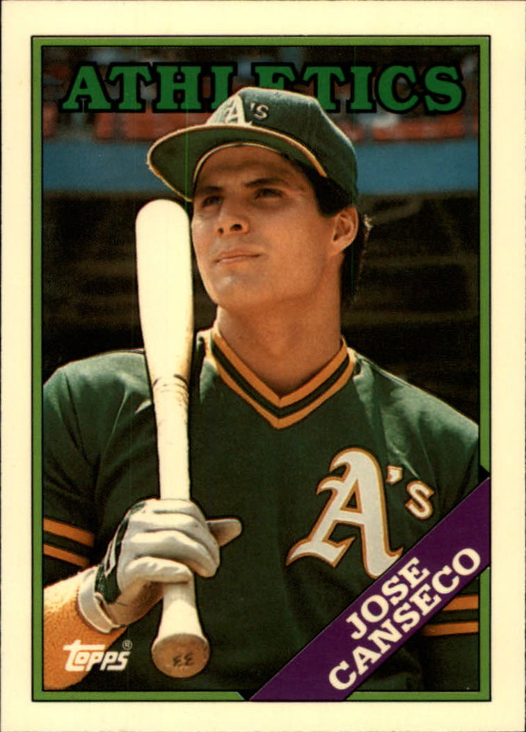 1988 Topps Tiffany #370 Jose Canseco