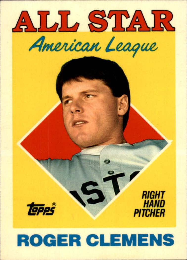 1988 Topps Tiffany #394 Roger Clemens AS