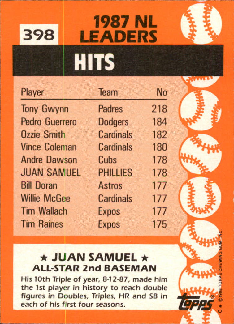 A8983- 1988 Topps Tiffany Baseball Cards 201-400 -You Pick- 15+ FREE US SHIP - Picture 328 of 330