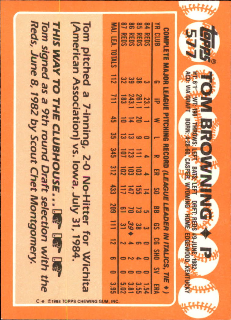 A8983- 1988 Topps Tiffany Baseball Karten 401-600 -du Pick- 15 + Gratis US - Bild 333 von 379