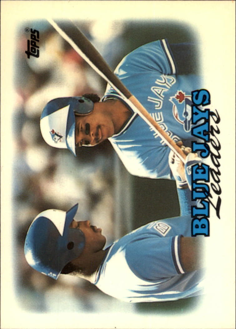 1988 Topps Tiffany #729 G.Bell/F.McGriff TL
