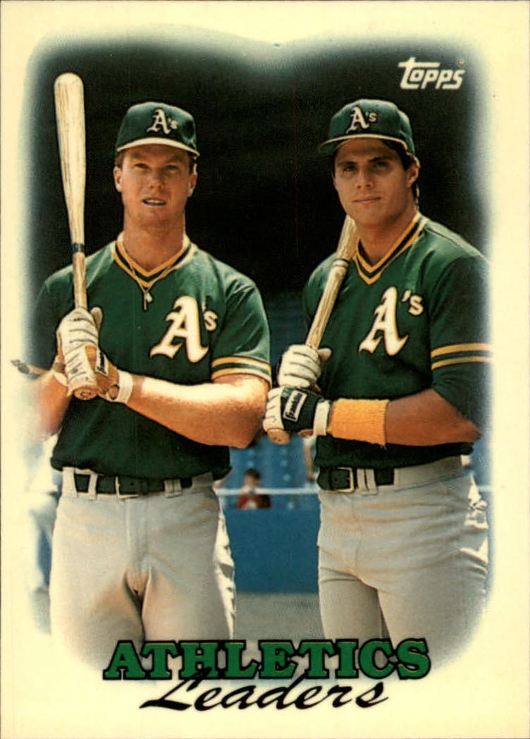 1988 Topps Tiffany #759 M.McGwire/J.Canseco TL