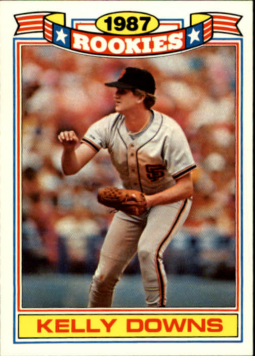 1988 Topps Rookies #19 Kelly Downs